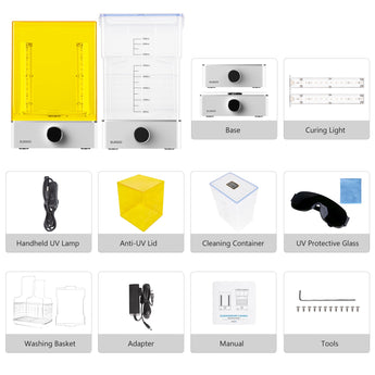 【Pre-order】ELEGOO Mercury XS Bundle Washing And Curing Machine 3D Clean&Cure Series ELEGOO