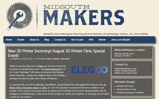 ELEGOO Established Sponsorship with MidsouthMakers to help community members learn FDM 3D printing