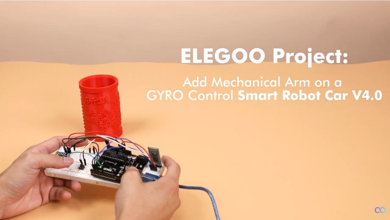 Tutorial: Add Mechanical Arm on a GYRO Control Smart Robot Car – ELEGOO JP