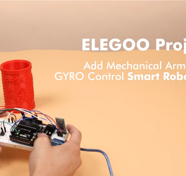 Tutorial: Add Mechanical Arm on a GYRO Control Smart Robot Car
