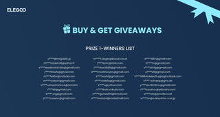 ELEGOO Buy & Get Giveaways- Winners List