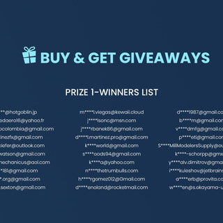 ELEGOO Buy & Get Giveaways- Winners List