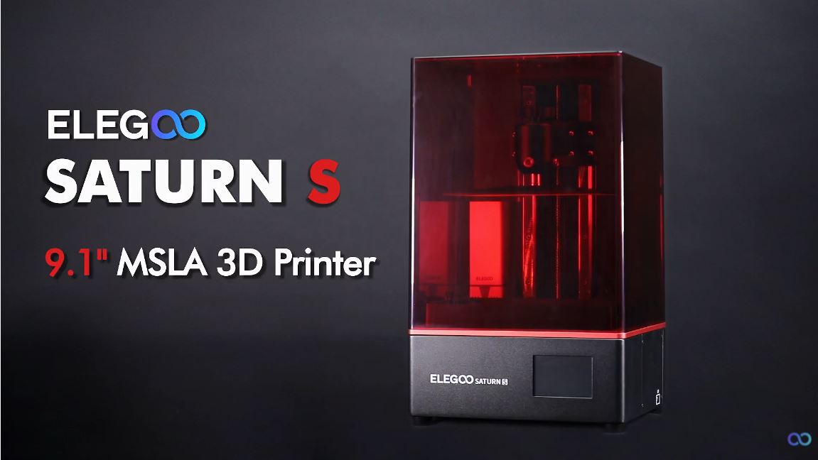 ELEGOO New Machine: Saturn S 9.1'' Mono LCD 3D Printer