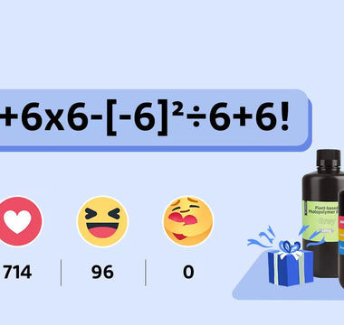 ELEGOO SNS Giveaway: Join the Math Game to Win Resins