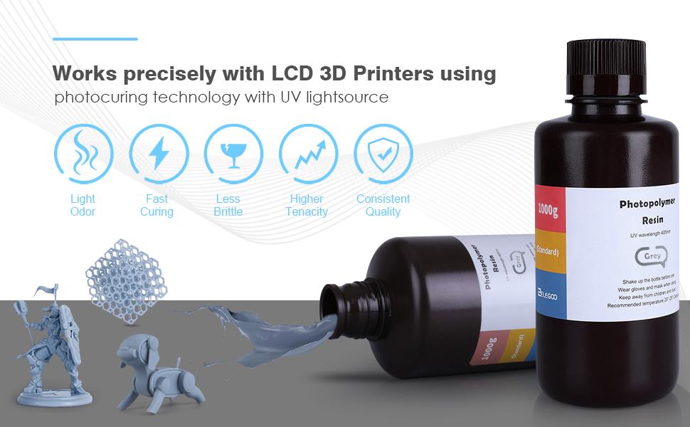 Take You to the 3D Printing Material-Photopolymer Resin