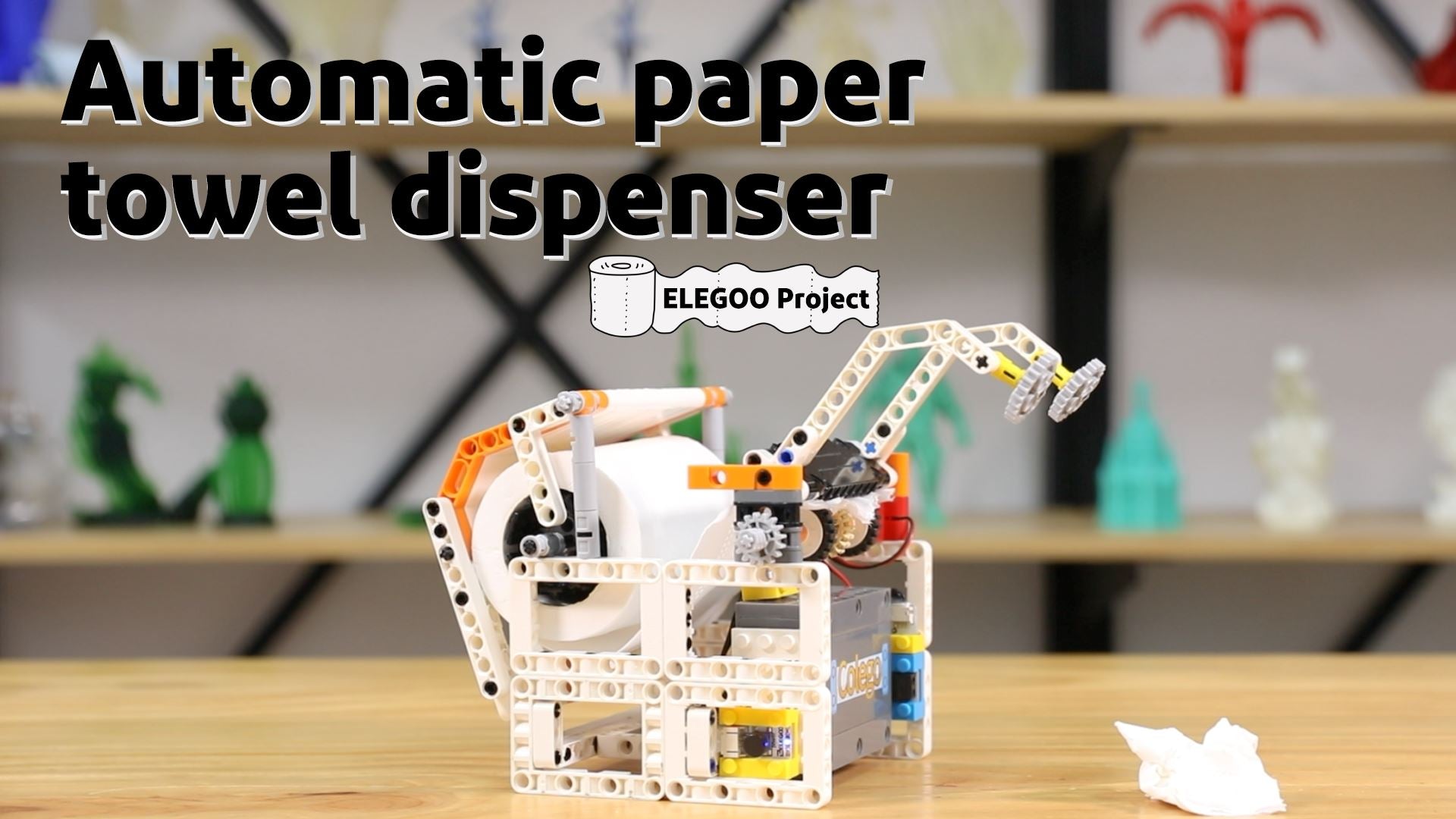 Arduino Paper Envelope Embosser Tutorial: Auto Paper Towel Dispenser Based on Arduino – ELEGOO JP