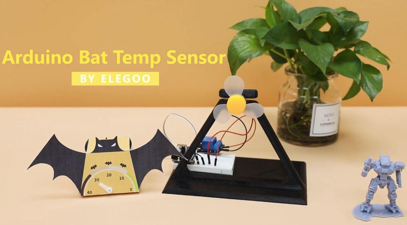 Arduino Bat Tutorial: Temp Sensing Smart Fan based on Arduino – ELEGOO JP