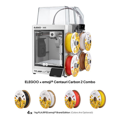 ELEGOO × emoji® Centauri Carbon 2 Combo + 4KG PLA (RFID) emoji® Brand コラボ