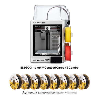 ELEGOO × emoji® Centauri Carbon 2 Combo + 8KG PLA (RFID) emoji® Brand コラボ