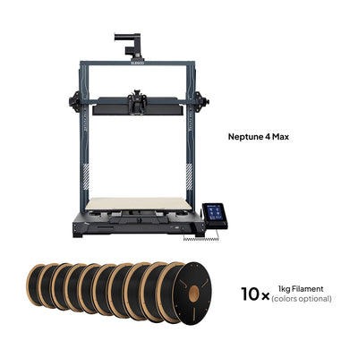 Neptune 4 Max + 高速 PLA PLUS 10×1KG
